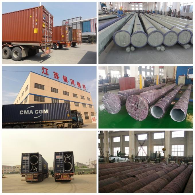 Jiangsu milky way steel poles co.,ltd γραμμή παραγωγής εργοστασίων 1